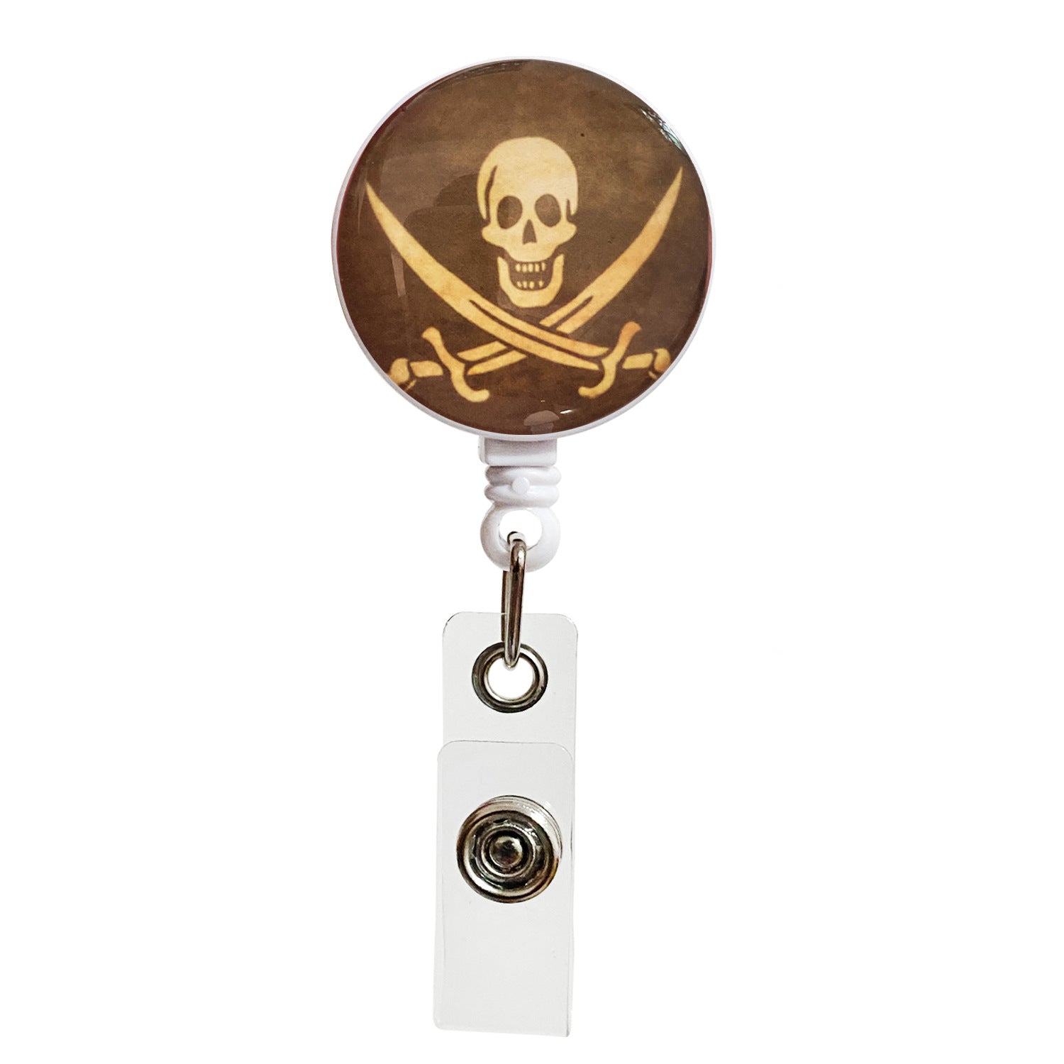 Wholesale Crystal Glass Skull Telescopic Keychain